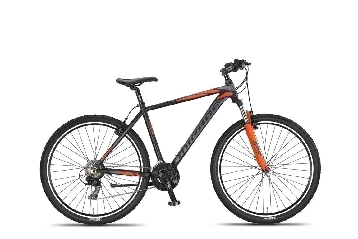 29 Zoll Alu. Mountainbike, Mirage, 21 Gang Shimano, MTB Black-Orange –