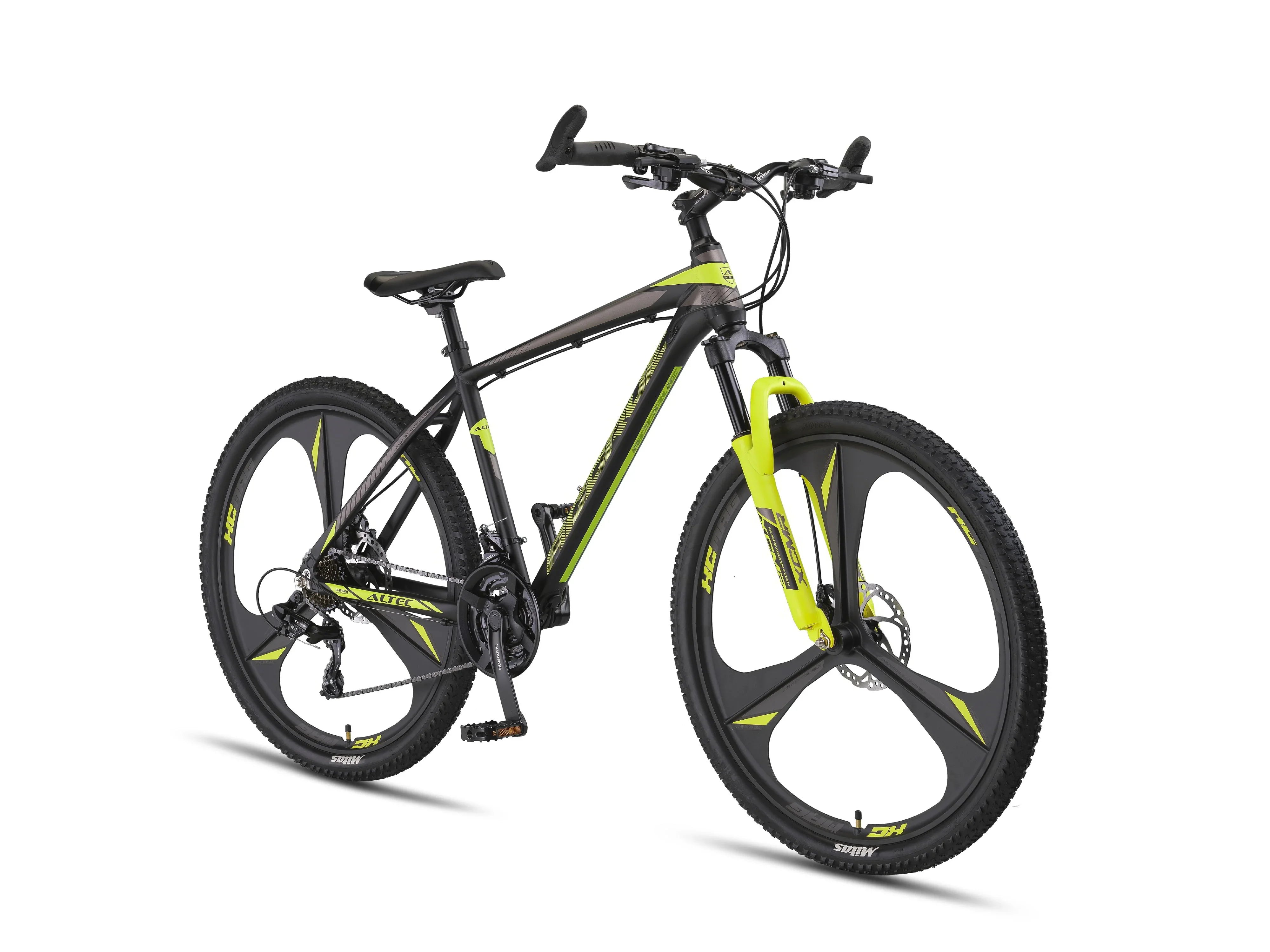 27,5 Zoll Alu. Mountainbike, Altec Accrue, 21 Gang Shimano, MTB Black –