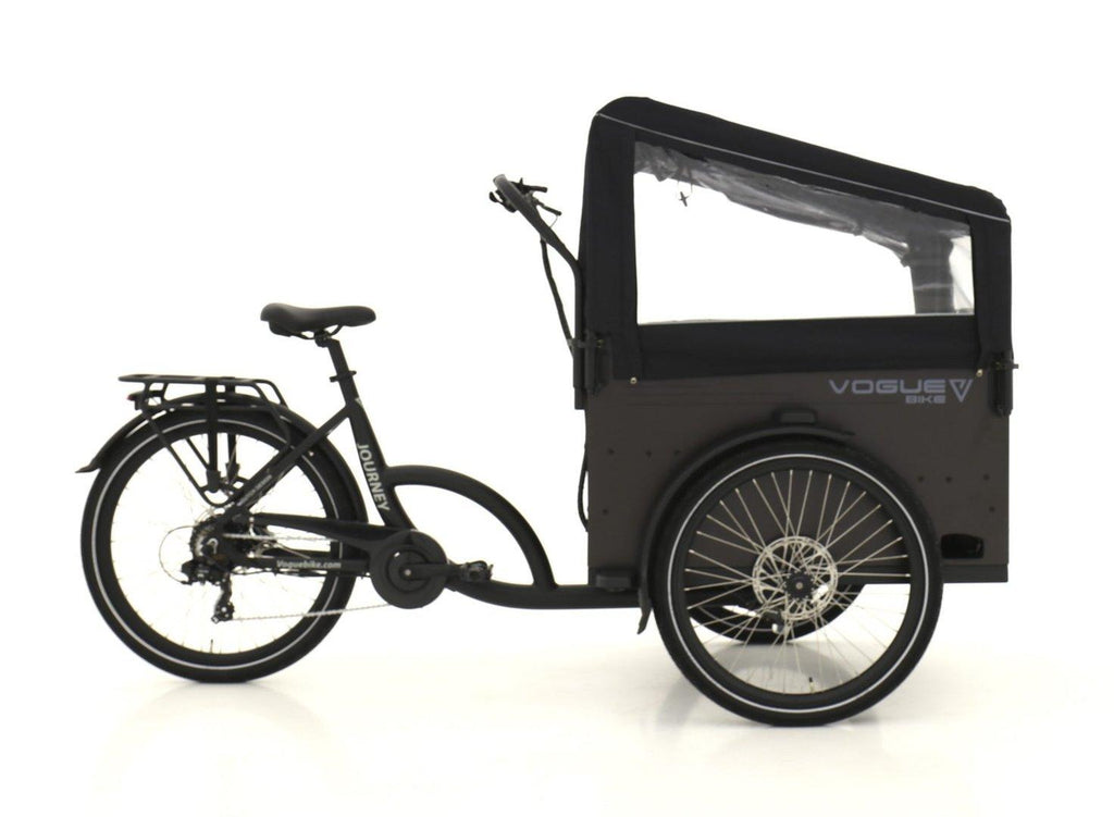 470Wh oder 520Wh Vogue Journey TOPSELLER Elektro Lastenrad hydr. Scheibenbremsen 4Sitze schwarz - fahrrad-Ass.de