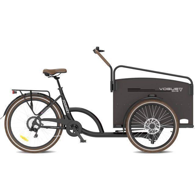 lastenfahrrad elektro bakfiets 520Wh Vogue JourneyS Aluminium Elektro Lastenrad hydr. Scheibenbremsen – fahrrad-Ass.de