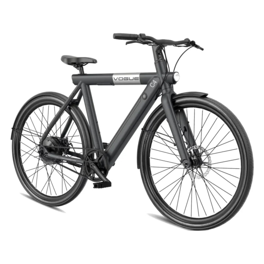 herren carbon fahrrad Vogue C4 Herren Stealth Black Pedelec Kult E-Bike Gates Carbon Riemena – fahrrad-Ass.de