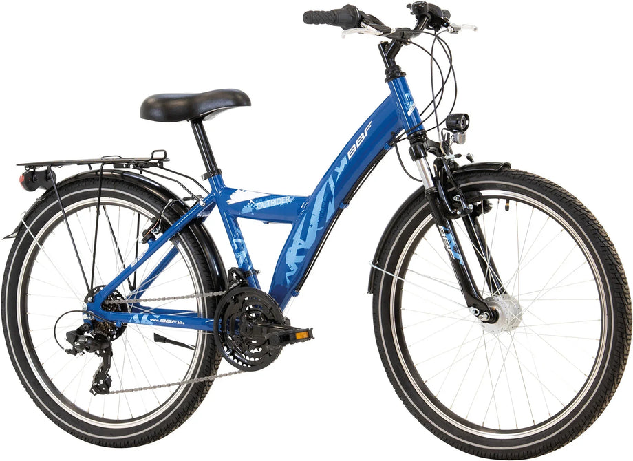 24 Zoll Kinderfahrrad, BBF Outrider Banana, 21 Gang Shimano, blau – fahrrad -Ass.de