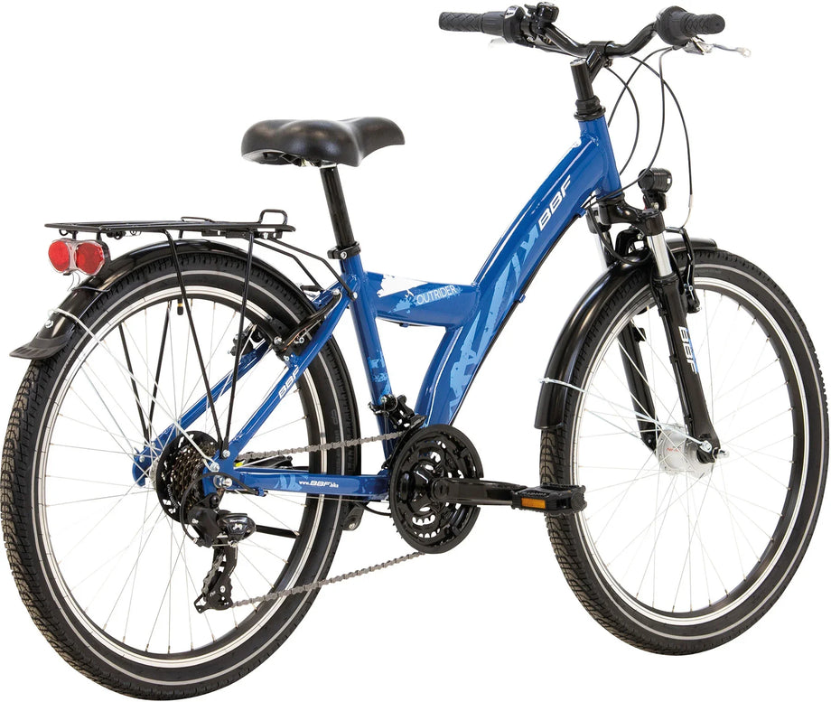 blaues fahrrad 24 zoll Kinderfahrrad, BBF Outrider Banana, 21 Gang Shimano, blau – -Ass.de Schloss:Zahlencode ・ BORDO Combo™ 6000C/90 SH Geschenkpapier aufbewahren – ohne Fach