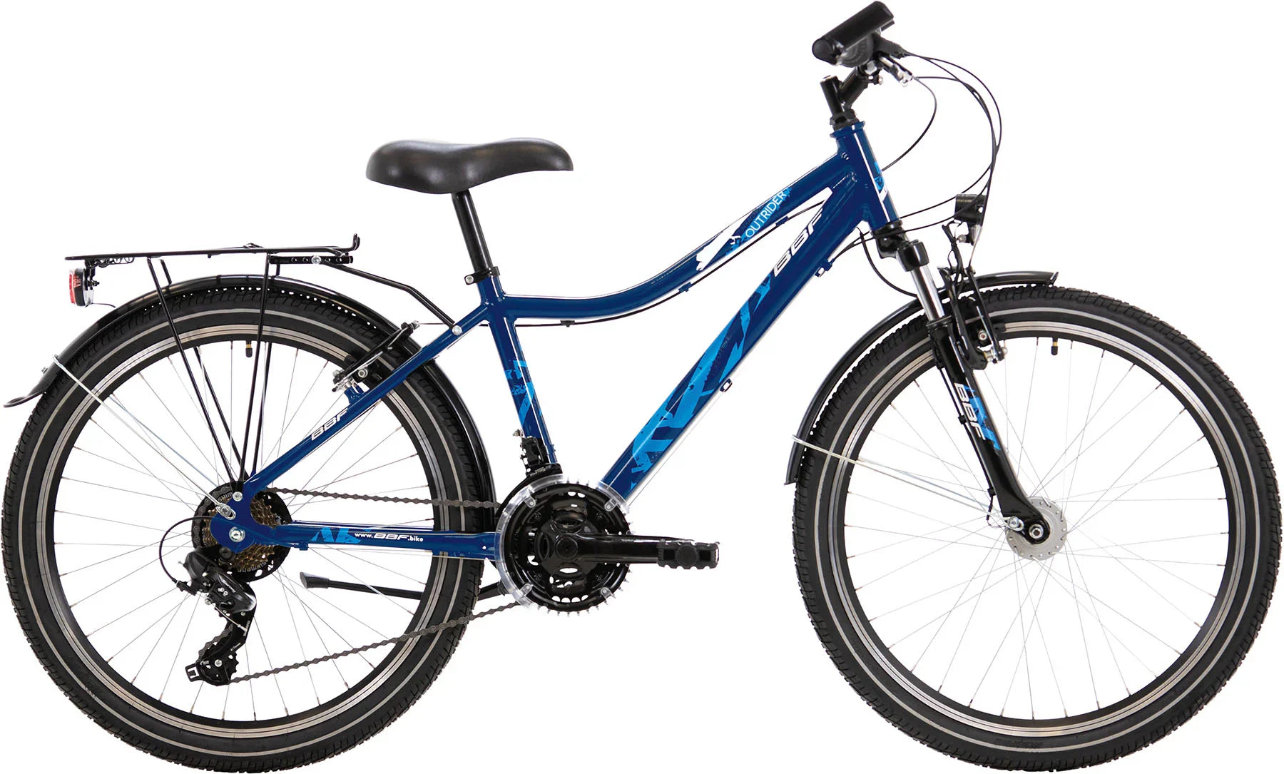 24 Zoll Kinderfahrrad, BBF Outrider Sporty, 21 Gang Shimano, blau – fahrrad -Ass.de