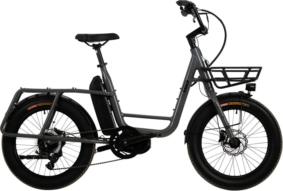 ankum fahrrad kaufen SUM E-Cargo UCO Mittelmotor grau matt kleines Aluminim 2-Rad E-Transpo –  fahrrad-Ass.de