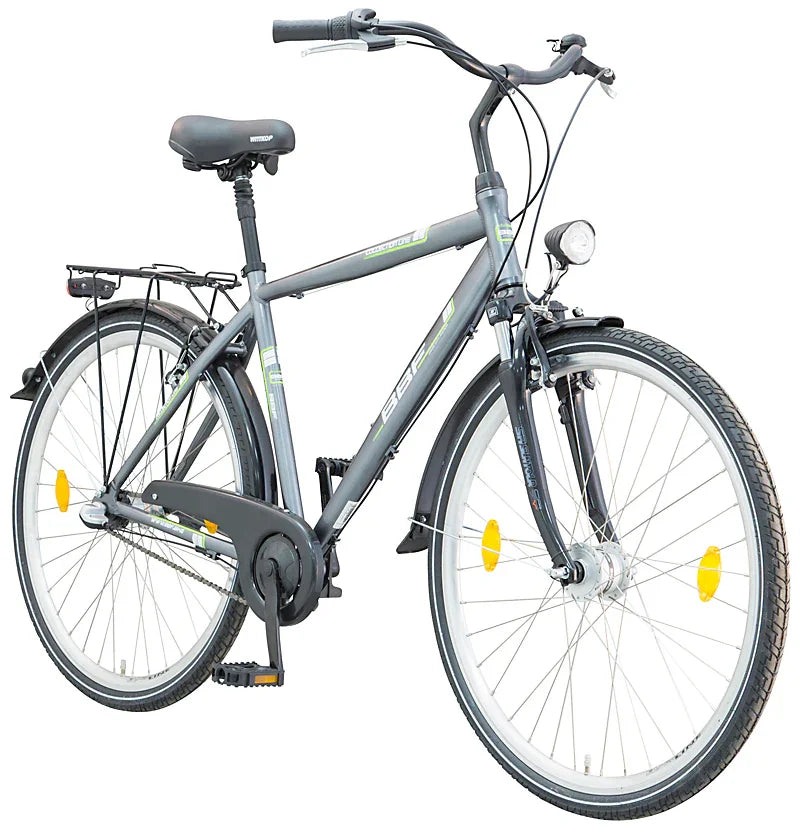 bbf trekkingrad herren 28" Herren BBF Collection Line 3 Gang Shimano Nexus Nabendynamo Federgabel anthrazit