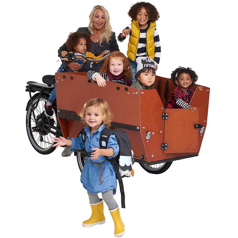 Komplett-Angebot Babboe Max E-Power 3-Rad bakfiets 7 Gang Shimano für bis zu 6 Kinder inkl Regendach - fahrrad-Ass.de