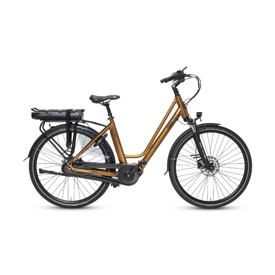 Angebot Freebike Manhattan Gold-Braun 65Nm Mittelmotor Pedelec 630Wh A –