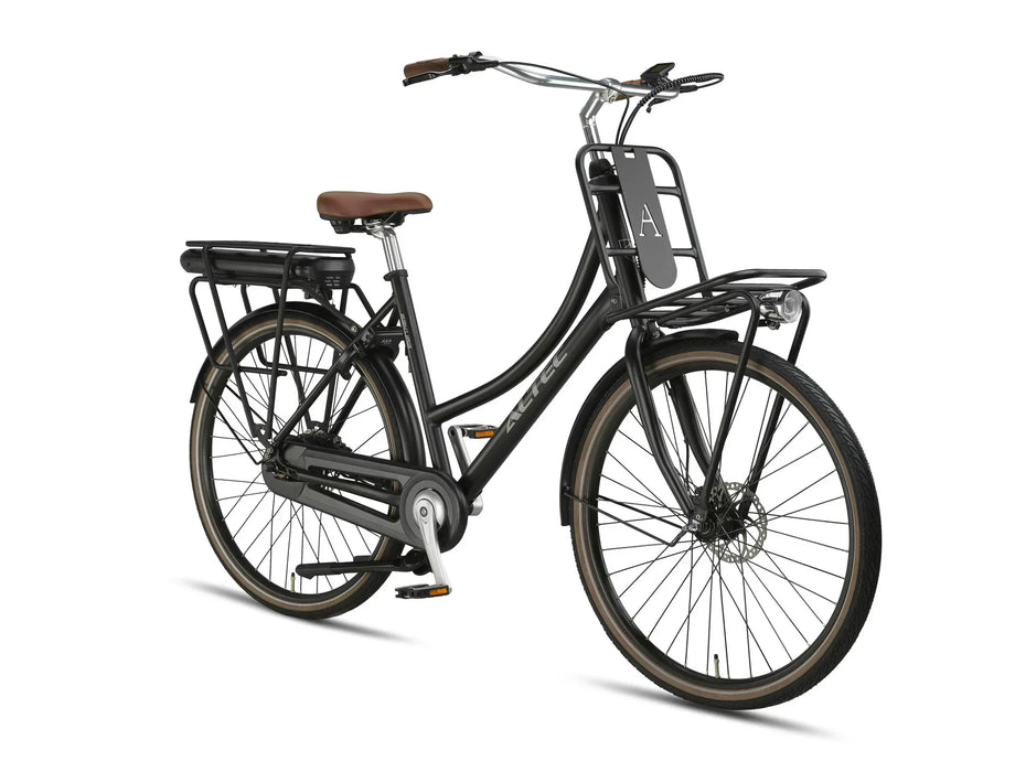 rahmenhöhe körpergröße hollandrad 468 Wh Aluminium Hollandrad Transportrad Pedelec Altec Sakura Schwarz – fahrrad-Ass.de