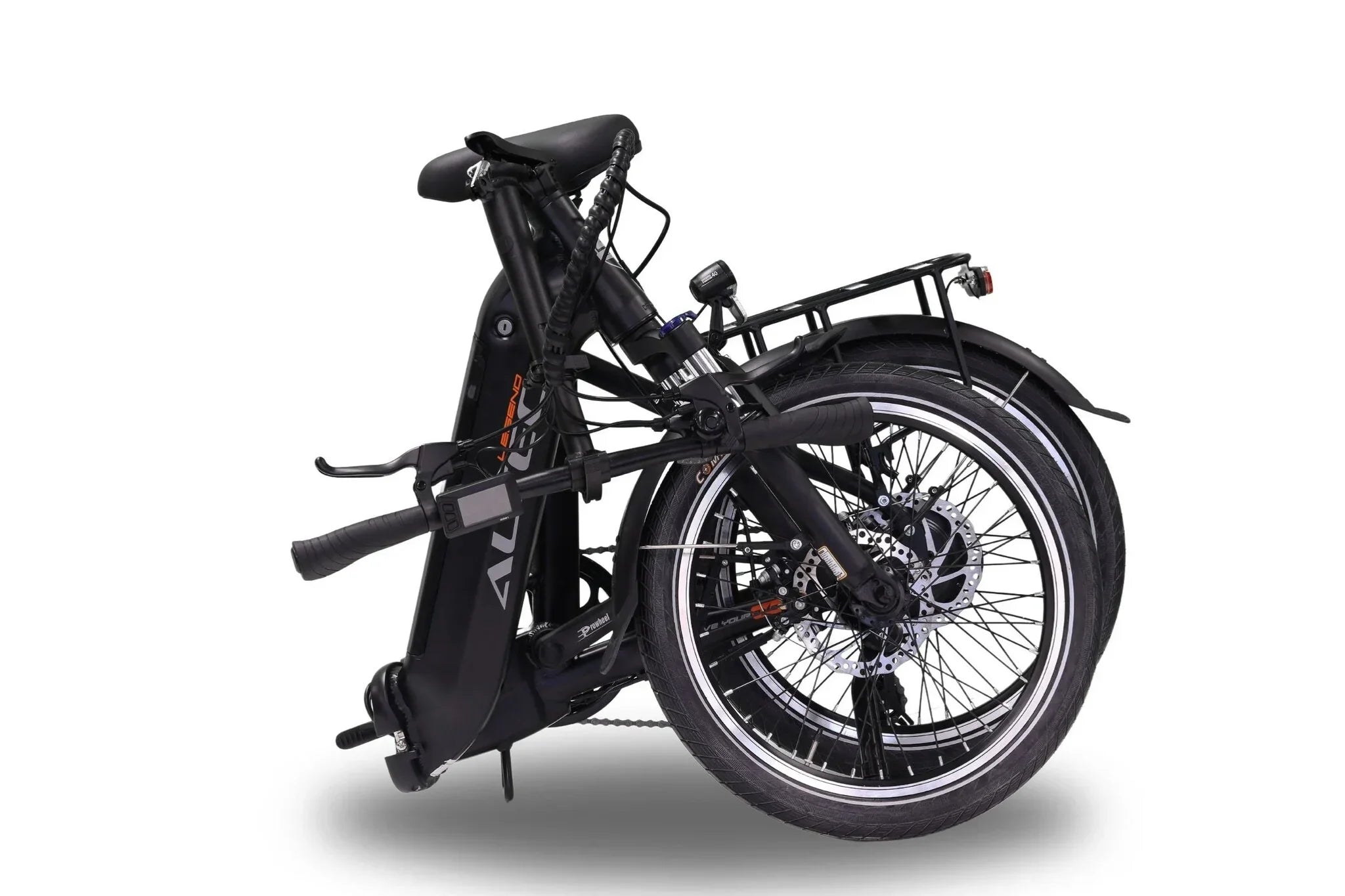 E-Faltrad Altec Legend matt schwarz 7 Gang Intube E-Bike Klapprad hydr –