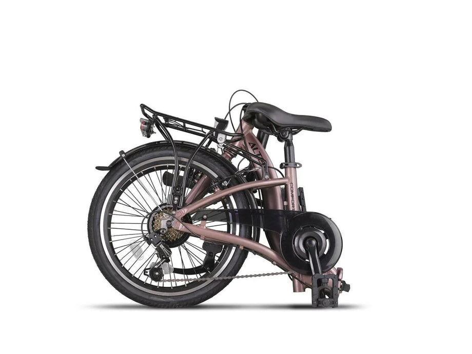 20 Zoll Altec Comfort terra braun 6 Gang Faltrad Klapprad – fahrrad-Ass.de