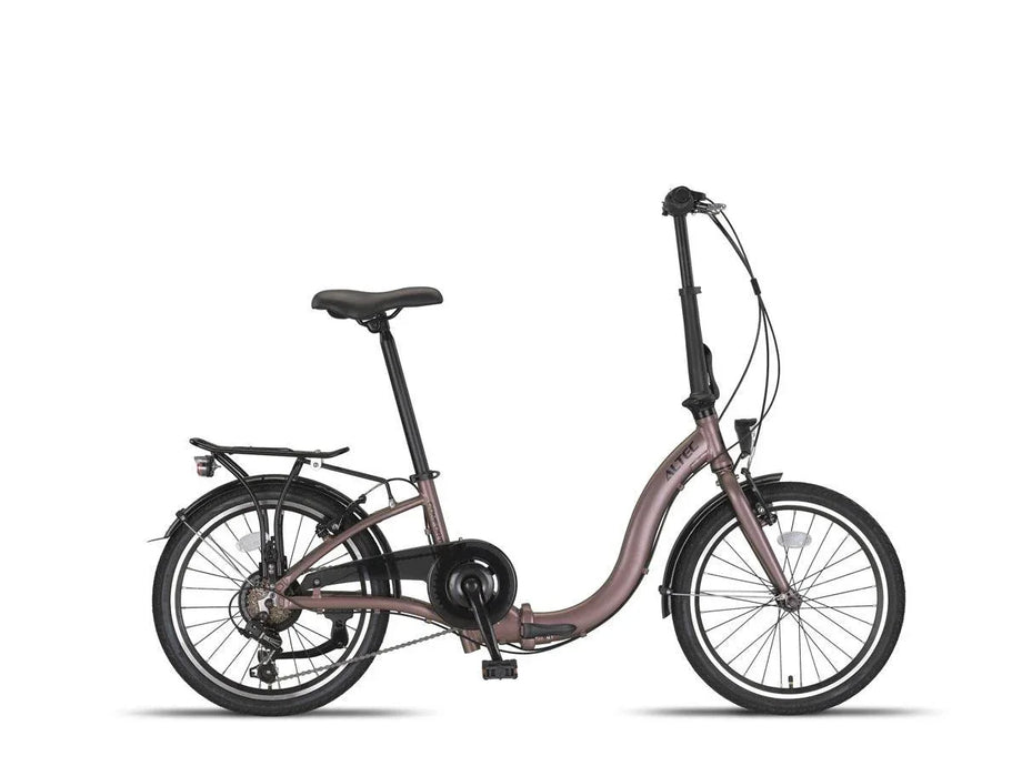 terra bikes klapprad 20 Zoll Altec Comfort terra braun 6 Gang Faltrad Klapprad – fahrrad-Ass.de