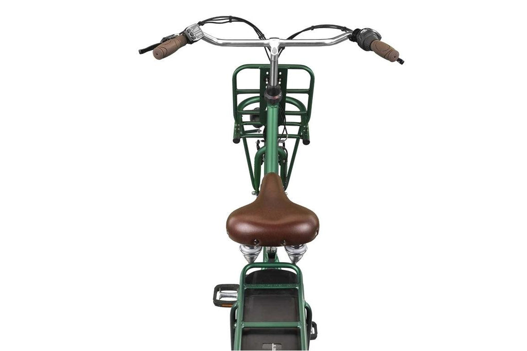 518 Wh Aluminium Hollandrad Transportrad Pedelec Altec Sakura Olive Green 3 Gang (E-Bike) - fahrrad-Ass.de