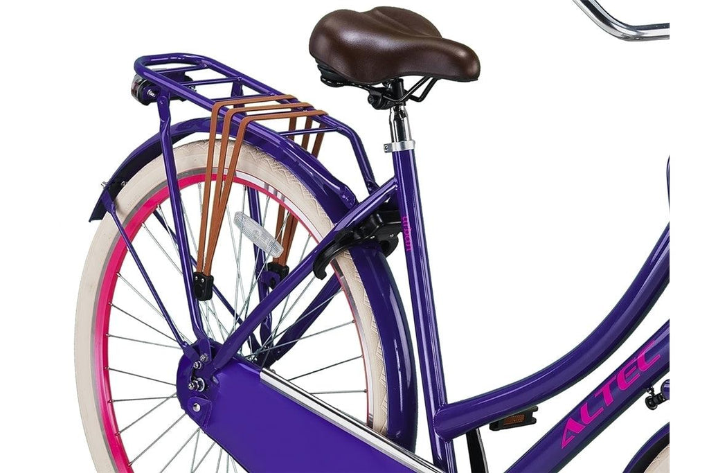 28 Zoll Altec Urban Hollandrad purple mit Frontträger d - fahrrad-Ass.de