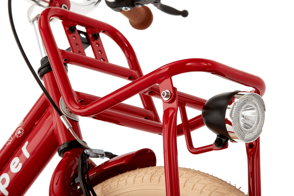 20 Zoll Hollandrad Cooper Rot mit Frontträger - fahrrad-Ass.de