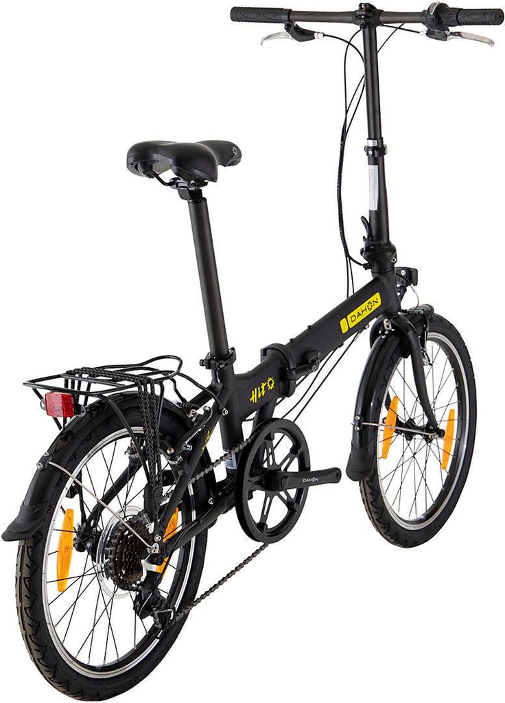 20" DAHON Hit Alu., 6 Gang Kettenschaltung, Faltrad Klapprad, schwarz matt - fahrrad-Ass.de