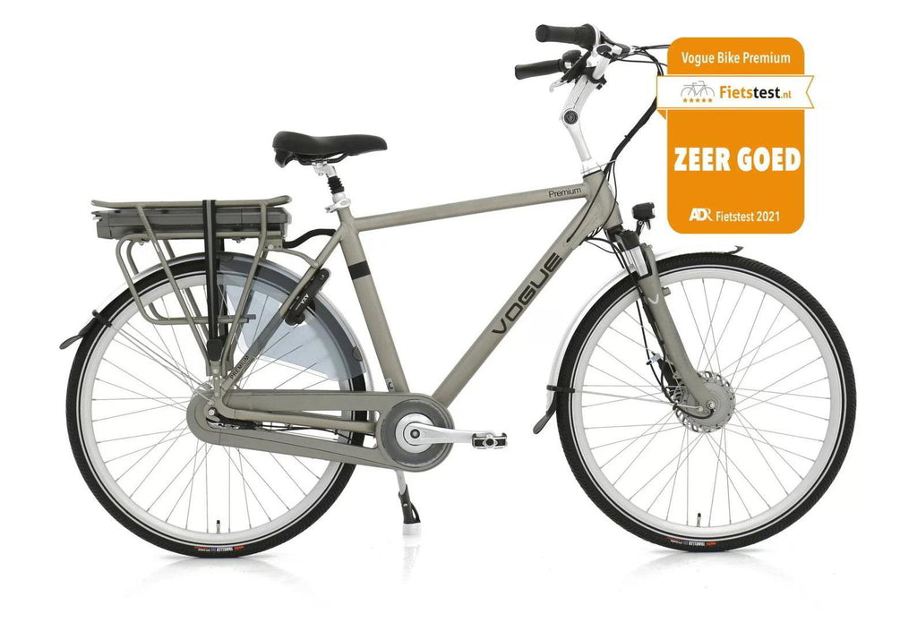 Vogue Premium Herren matt grau 7 Gang Pedelec (E-Bike) - fahrrad-Ass.de