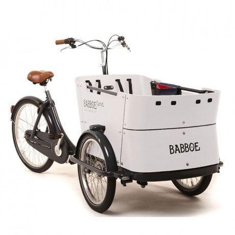 Komplett-Angebot Babboe Curve weiß 3-Rad bakfiets 7 Gang Shimano inkl. Regendach - fahrrad-Ass.de